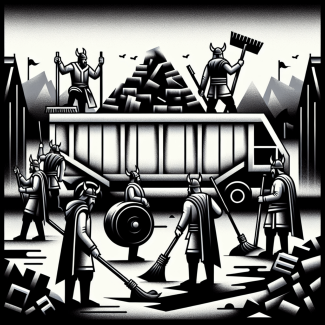 Clothing recycling bins and donation centers in Alameda Point, promoting sustainable textile disposal.