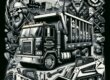 Sons of Odin dumpster rental and skid steer on site